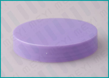les couvercles en plastique violets de pot de maçon de 75mm, renversent non le chapeau large à bouchon vissable de bouche