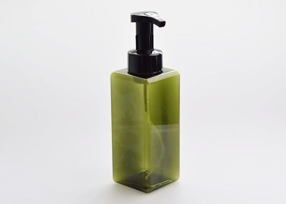 Bouteille translucide de pompe de savon de mousse d'ANIMAL FAMILIER de place de 650 ml