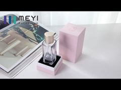Flacon de parfum en verre noir de 50 ml avec bouchon magnétique et boîte noire pour emballage de parfum haut de gamme