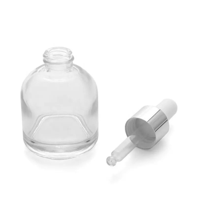 Non bouteille 18mm Amber Dropper Bottles en verre de base de flaque