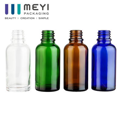 Bouteilles en verre à goutte à goutte rondes pour l'impression à écran d'huiles essentielles