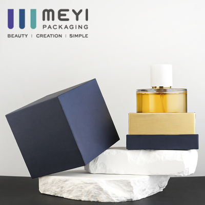 Bouteille de parfums en verre transparent de 50 ml avec bouchon magnétique