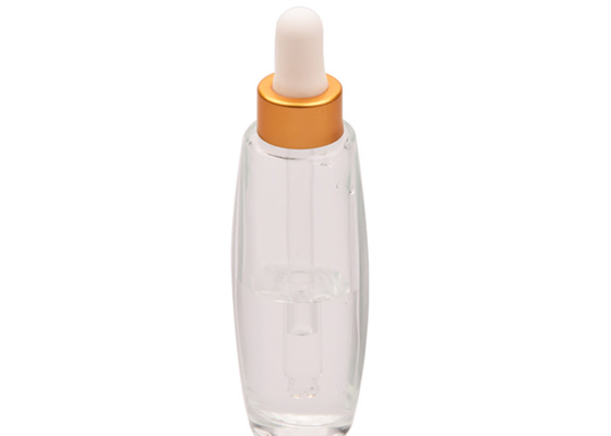 18/400 compte-gouttes en verre d'espace libre de 30ml 1 once met la douille en bouteille de silicone de conteneurs