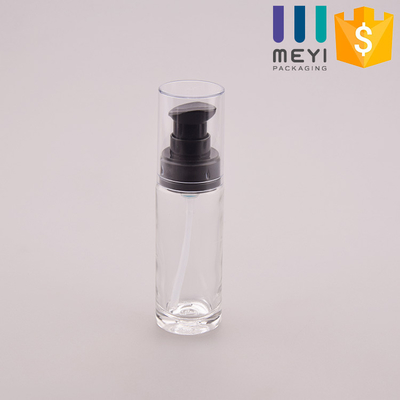 les bouteilles privées d'air cosmétiques de la pompe 30ml renversent non les bouteilles cosmétiques en verre privées d'air